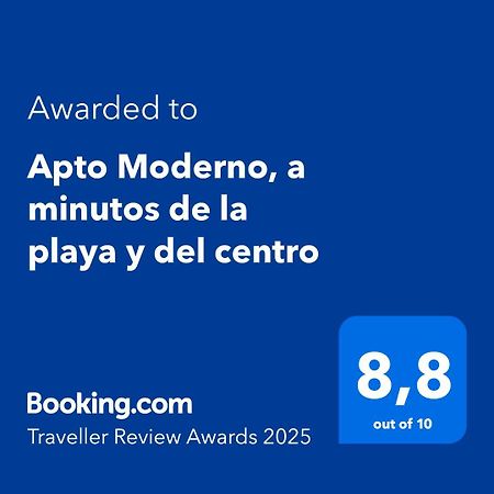 Apto Moderno, A Minutos De La Playa Y Del Centro Tarifa Esterno foto